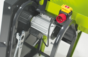Brennhozsäge mit elektrischem Antrieb